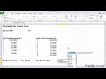Excel Tutorial - Calculate investment NPV