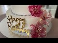 DIY How To Make Rice Paper Flowers Cake Topper Tutorial Reispapier Blumen Tortendeko BinnBonn