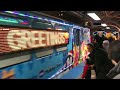 Chicago CTA holiday train Xmas 2022 Adams/ Wabash orange line