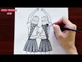 HOW TO DRAW BEST FRIENDS ❤️ | Friendship Day drawing easy | BFF DRAWING