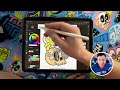 How to Make Vector Art in Adobe Fresco! From Sketch to Final Illustration