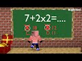 Monster School : Who is the best at math in monster school? - Funny Minecraft Animation