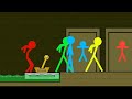 Red and Blue , Stickman Animation - (Escape Light Temple Part 53)