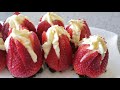 Cheesecake Stuffed Strawberries  Recipe