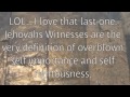 Warning! Jehovah's Witnesses do not watch!