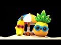 Baby Fruit Dancing in the SUMMER! 🏖️🍍🌞🏊‍♂️🍹🏝️  Sensory Video with dance music