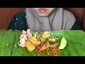 MUKBANG CUMI ASIN PEDAS TEMPE GORENG TERONG KERUPUK IKAN KEMANGI TIMUN