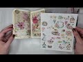 Sticker Collage Gluebook - Romantic Flowers