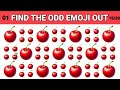 Find the ODD One Out - Fruit Edition 🍓🍉20 Epic Levels Emoji Quiz