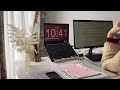 study with me with lofi music | Pomodoro (25 min study x 5 min rest)