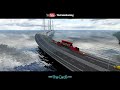 MASSIVE 260 TONS LOAD Across 3 HUGE BRIDGES - Euro Truck Simulator -  Moza R9 Mega Transport