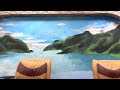 Wall Mural Painting. Painting Mountain