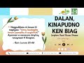 Dalan, Kinapudno ken Biag - August 10, 2024 #IlocanoRadioDrama