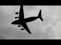 C-17 head on takeoff - awesome PW2000 sound!
