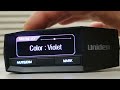 Uniden R8 Customizable Color Display