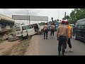 FRSC OPERATIVES RESCUING VICTIMS OF TRAFFIC CRASH.