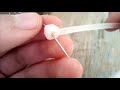How To Unzip Zip Tie Using Needle
