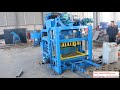 QTJ4 25C semi automatice concrete brick making machine