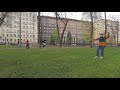 Slackline + frisbi