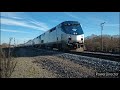 Railfanning @ Haggin Junction, Sacramento CA (Ft Amtrak ALC-42 Siemens Charger) 1/4/2024