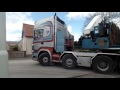 BROUWER TRIO TRUCKS IN ACTION,SCANIA & VOLVO