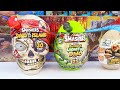 Unboxing and Review Jurassic World Toys | Smashers Dino LOCK, Colorful Easter Dinosaur Eggs | ASMR