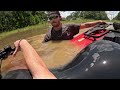 Rancher almost sinks in the Clay Pit!!