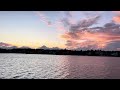 Sunset skies over Stockholm's archipelago in the summer