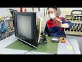 Restoration Old Broken SAMSUNG TVs Left in a Pile of Rubble // Antique Television Restoration