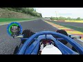 The new 2026 F1 car going around Spa. | Asseto Corsa