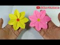 Cara Membuat BUNGA dari Kertas Origami - Kelopak Bunga || paper flower || Hiasan Dinding