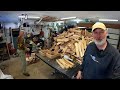 Homemade Firewood Bundler in Ken's Garage