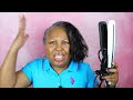 Flat Iron Routine on Natural Textured Hair | 2023