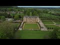 Flying near Montacute House in Somerset