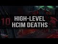 10 of the Highest Leveled HCIM Deaths in OSRS