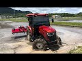 【Kubota SL600】『代掻き作業』TRACTOR WORK Agriculture KOBASHI TXF385 代掻き作業サイバーハロー作業