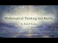 Mathematical Thinking and Reality by Rudolf Steiner