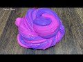 PINK vs PURPLE UNICORN I Mixing random into Glossy Slime I Relax with videos✨