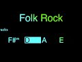 Folk Rock, backing track in 4 different keys, Cm Ab Eb Bb. Have fun!