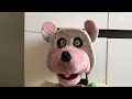 Chuck E cheese puppet (cardboard)