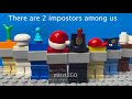 Among us in lego TRILOGY - lego among us animation (the Skeld, Polus, Mira HQ)