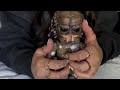 ASMR Fast Triggers On Predator Figurine (textured plastic)