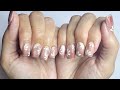 Acrylic Fill | Magenic Gel Polish and flowers