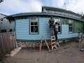 Dario Carpentry Puts up Eva's Cedar Clapboards in One Day