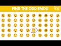Can YOU Spot the Odd Emoji? 👀 Emoji Puzzle Challenge! 😱