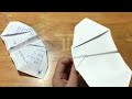 How to fold a flying paper airplane that flaps its wings like a bird, super easy #diy #origami