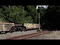 Five unit Westbound loaded grain train at Mt Lofty.