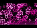 ⭐Motion graphics background with soaring  pink stars⭐