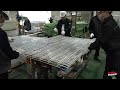 Huge Scale! Mass Production Process of Chain Link Fence. Wire Mesh Fence Factory