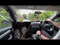 EP.32(Part-1)| TOYOTA HILUX REVO 2.4 M/T | I wear gray running shoes to drive - POV Drive [4K 60fps]
